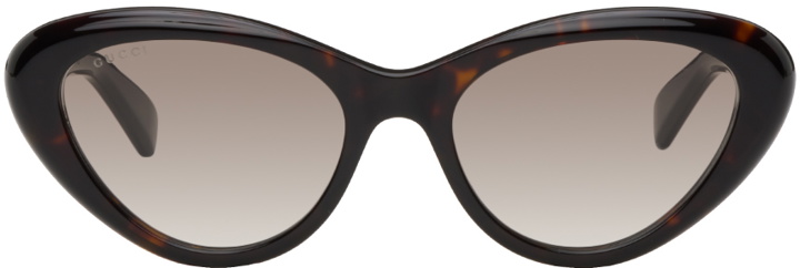 Photo: Gucci Tortoiseshell Cat-Eye Sunglasses