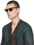 Bottega Veneta Beige Mitre Sunglasses