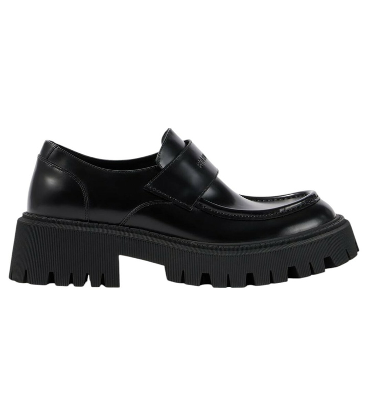 Photo: Balenciaga Tractor leather loafers