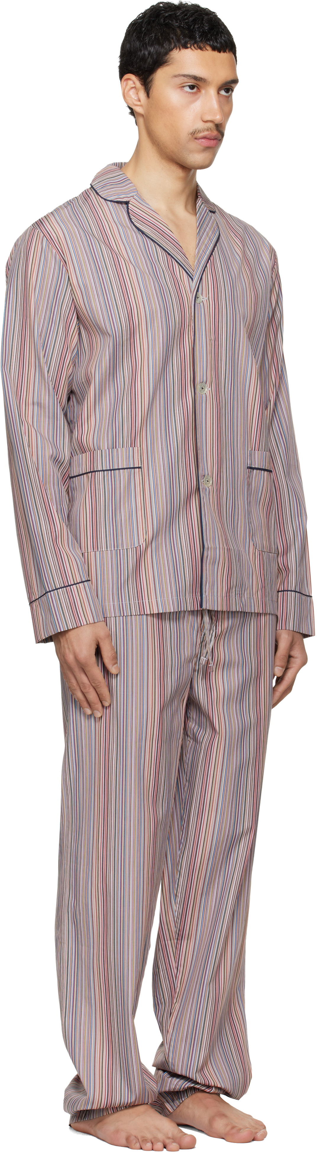 Paul Smith Multicolor 'Signature Stripe' Cotton Pyjama Set