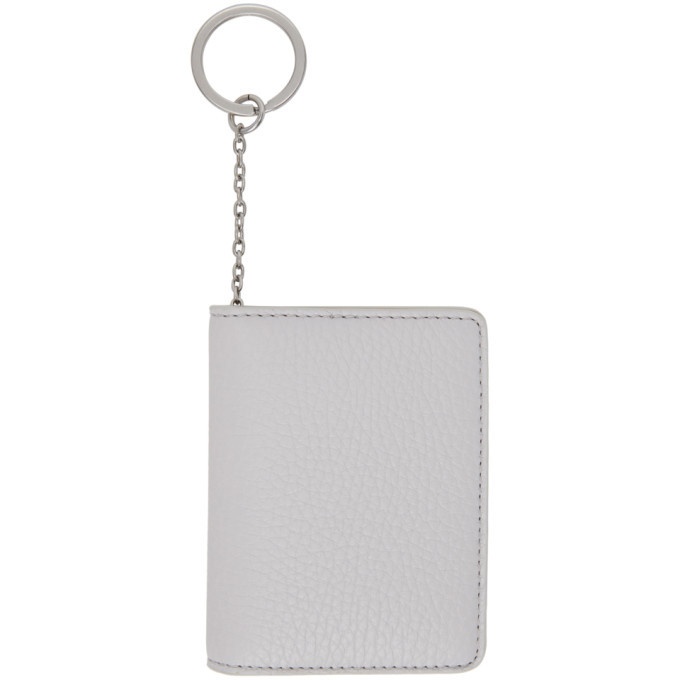 Photo: Maison Margiela SSENSE Exclusive Grey Bifold Keychain Card Holder