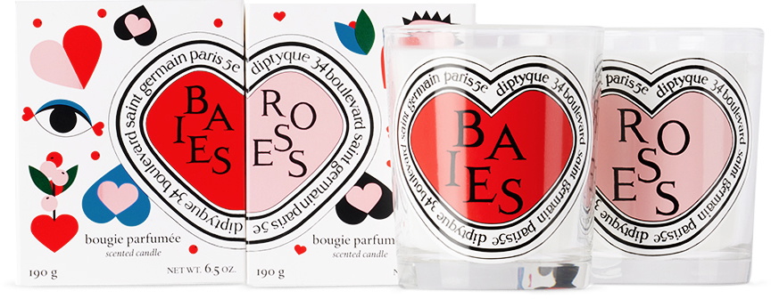 diptyque Limited Edition Valentine's Day Baies & Roses Duo