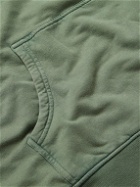 Peter Millar - Lava Wash Cotton-Blend Jersey Hoodie - Green