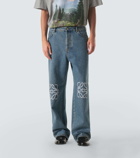 Loewe Anagram wide-leg jeans