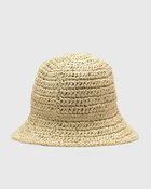 Ganni Summer Straw Hat Beige - Womens - Hats