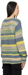 The Elder Statesman Multicolor Striped Sweater