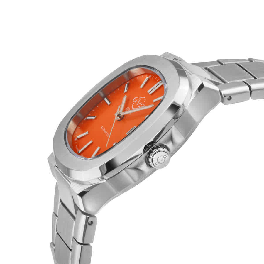 GV2 by Gevril Potente Orange Dial Mens Watch 18114B