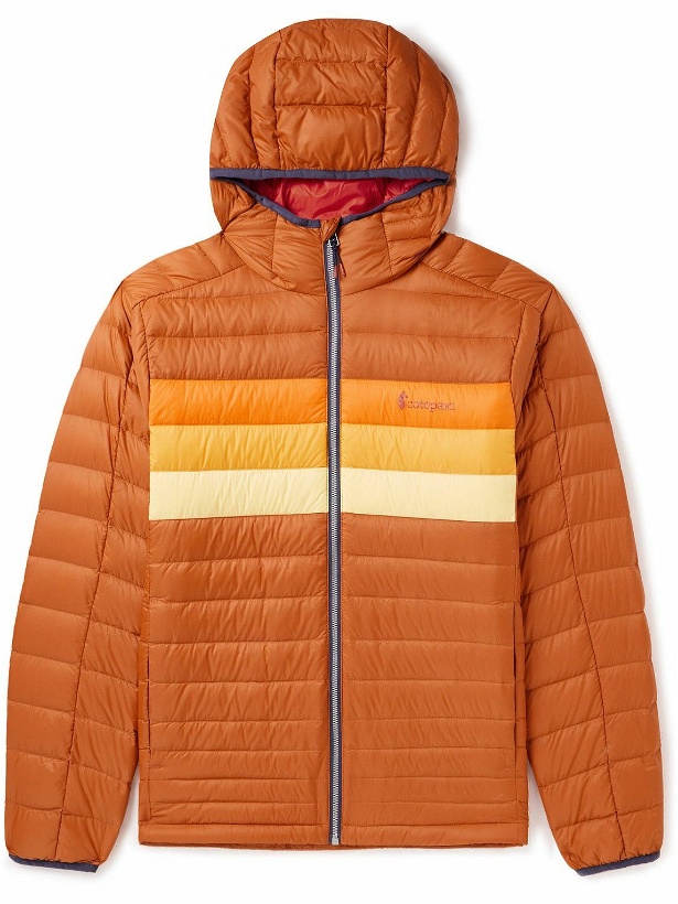 Photo: Cotopaxi - Fuego Slim-Fit Quilted Shell Hooded Down Jacket - Orange