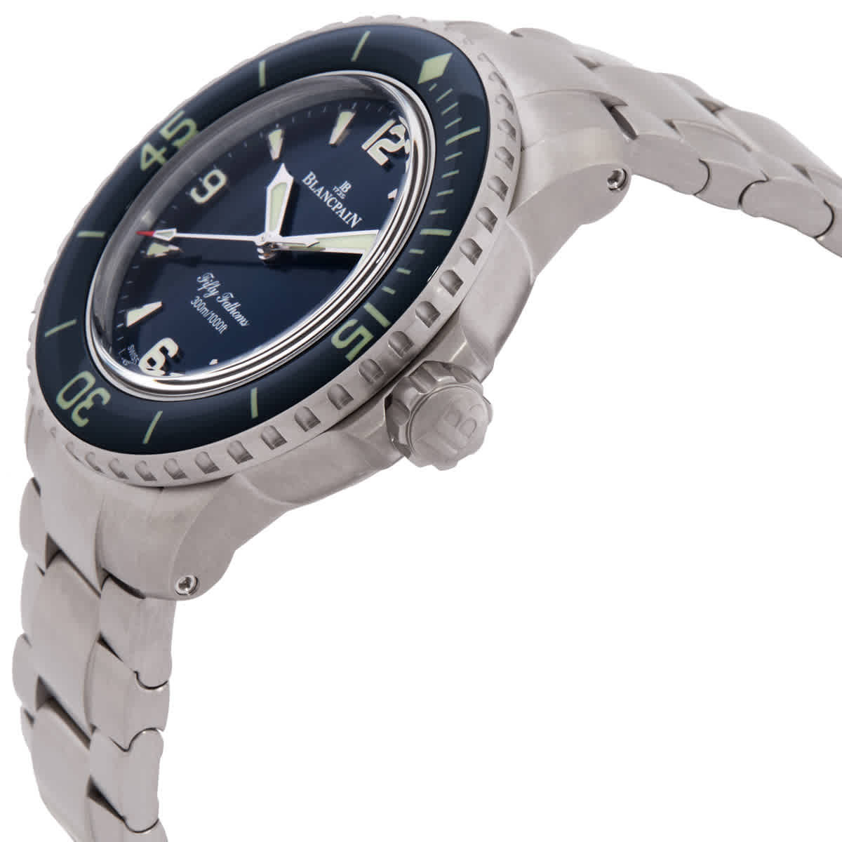 Blancpain Fifty Fathoms Automatic Blue Dial Mens Watch 5010 12B40 98S