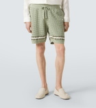 Frescobol Carioca Nico crochet cotton Bermuda shorts