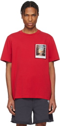 Helmut Lang Red River Postcard T-shirt