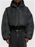Y/PROJECT - Cropped Nylon Puffer Jacket W/hood