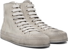 Ann Demeulemeester Gray Orvo High-Top Sneakers