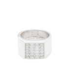Hatton Labs Men's Craquelure Ring in Silver