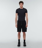 Moncler - Cotton-blend jersey T-shirt