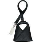 MM6 Maison Margiela Black 'Triangle Tote' Bag Charm