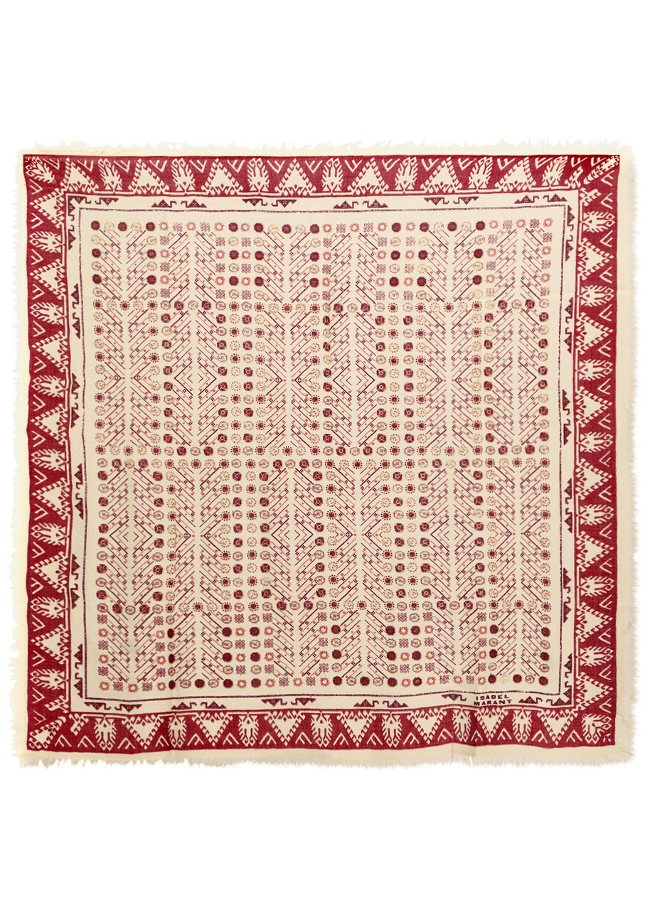 Isabel Marant Alecia Cashmere-blend Scarf - Beige - One Size