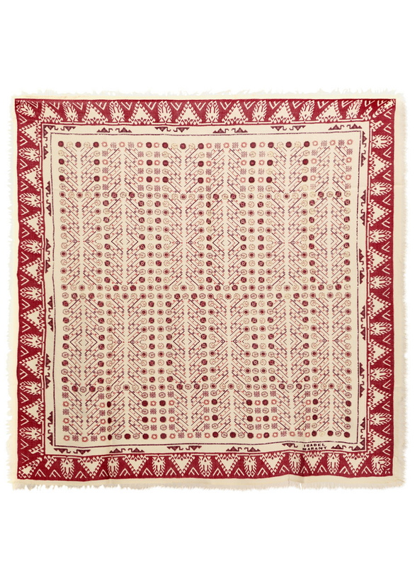 Photo: Isabel Marant Alecia Cashmere-blend Scarf - Beige - One Size