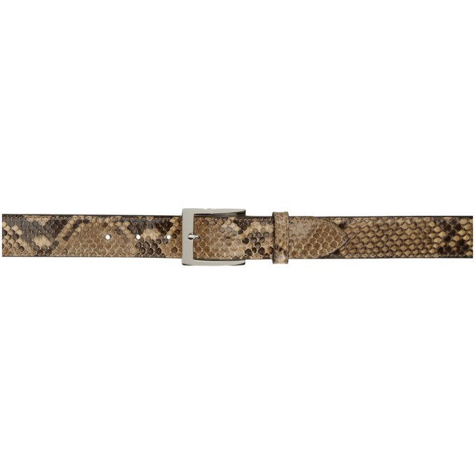 Wacko Maria Beige Python Belt Wacko Maria