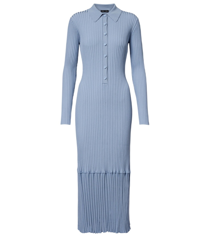 Photo: Proenza Schouler Luiza ribbed-knit sweater dress