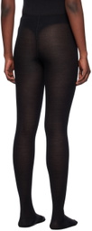Wolford Black Virgin Wool Tights