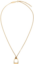 Ralph Lauren Purple Label Gold Convertible Wellington Necklace