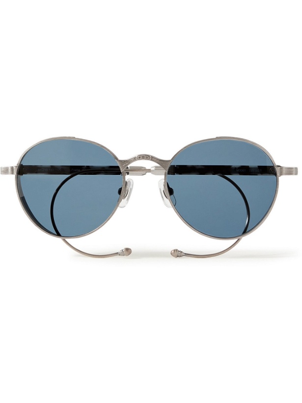 Photo: MATSUDA - Convertible Round-Frame Silver-Tone Sunglasses