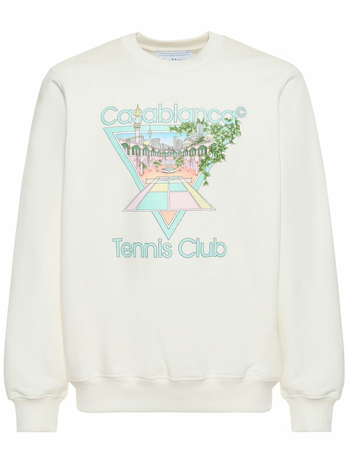 Photo: CASABLANCA - Tennis Club Organic Cotton Sweatshirt