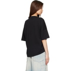 Palm Angels Black Neck Logo Over T-Shirt