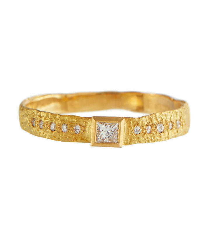 Photo: Elhanati - Love 18kt gold ring with diamonds