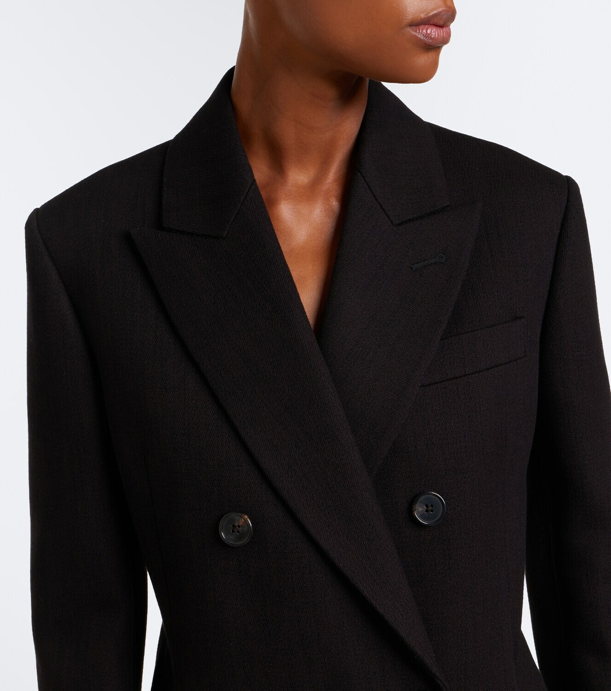 The Row Keone wool and cotton-blend coat