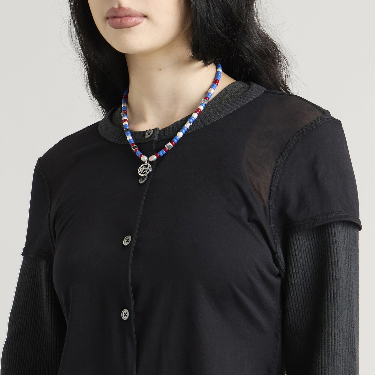 TwoJeys Mediterranean Beaded Superstar Necklace in Multi