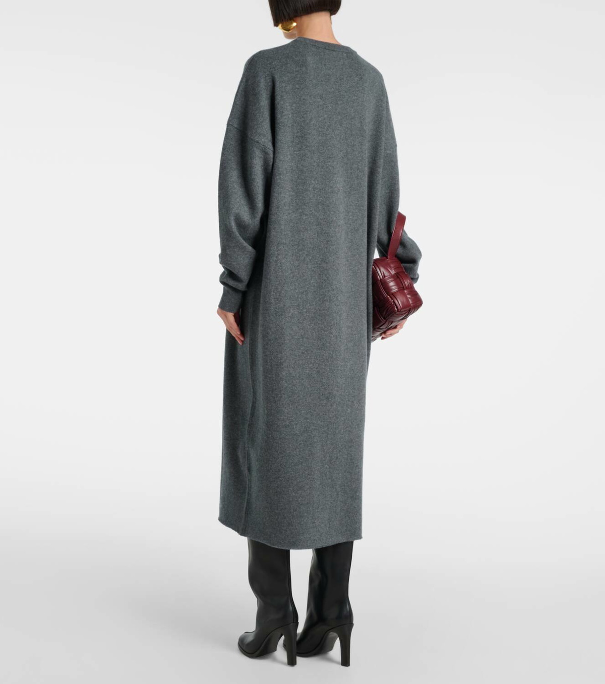 Extreme Cashmere N°106 Weird Short cashmere-blend dress