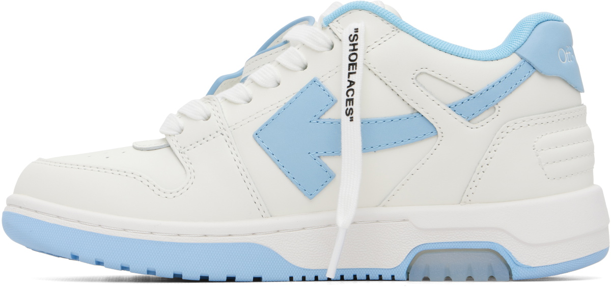 Off-White White 'Out Of Office' Calf Leather Sneakers