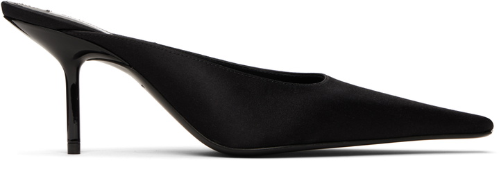 Photo: Victoria Beckham Black Sloan Stiletto Mule 75 Heels