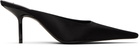 Victoria Beckham Black Sloan Stiletto Mule 75 Heels