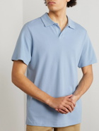NN07 - Ross Cotton and Modal-Blend Polo Shirt - Blue
