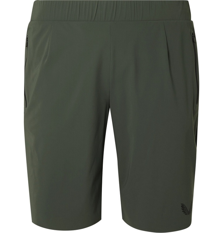 Photo: CASTORE - Louis Slim-Fit Stretch-Shell Shorts - Green