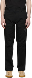 Maison Kitsuné Black Puma Edition Cotton Twill Cargo Pants