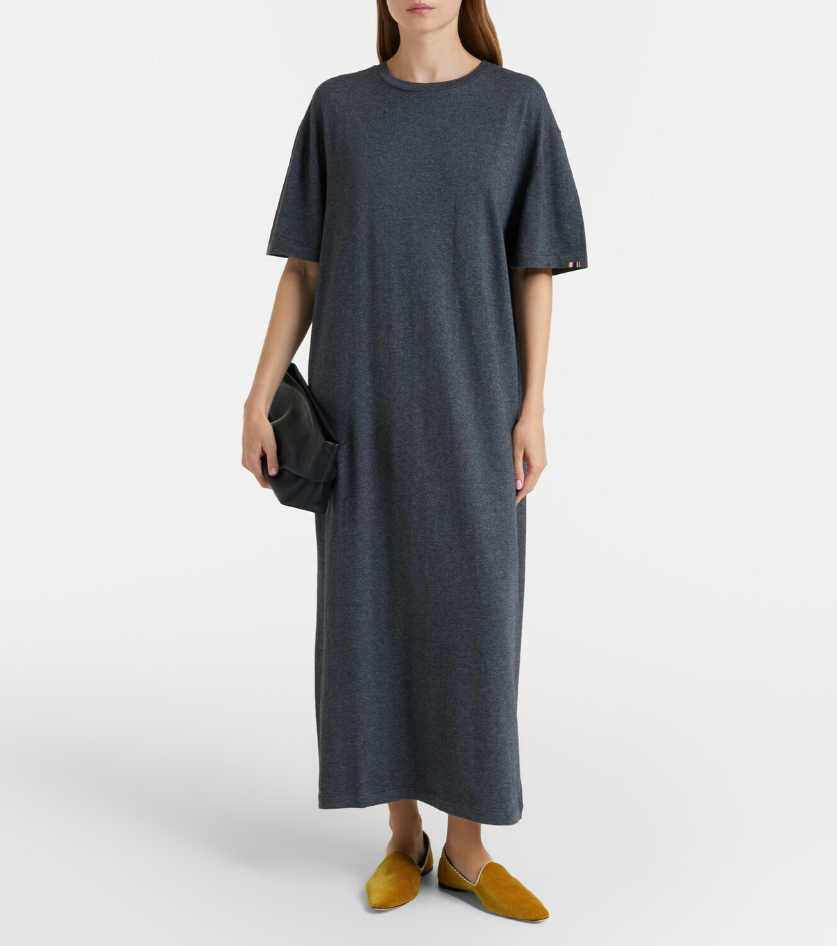 Extreme Cashmere N°321 Kris cotton and cashmere maxi dress
