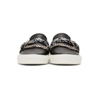 AMIRI Black Bandana Chain Slip-On Sneakers