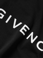 Givenchy - Archetype Logo-Print Cotton-Jersey T-Shirt - Black