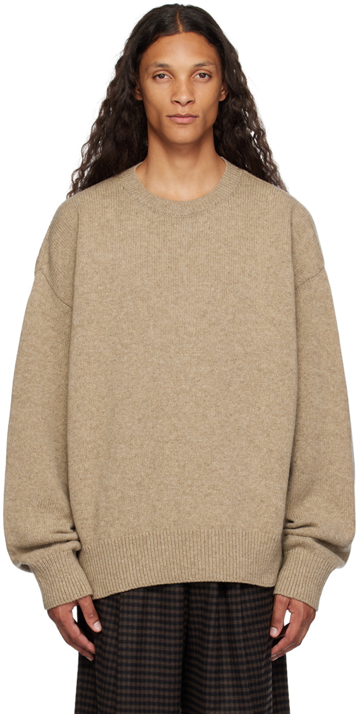 stein Beige Crewneck Sweater