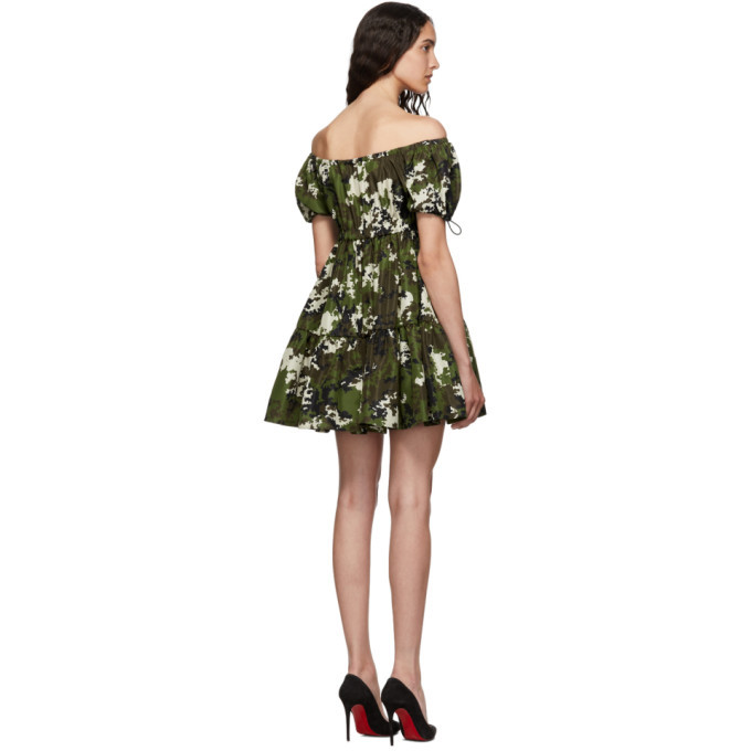 miu miu green dress Miu Miu // Ruched Cutout Dress – VSP Consignment main image 0