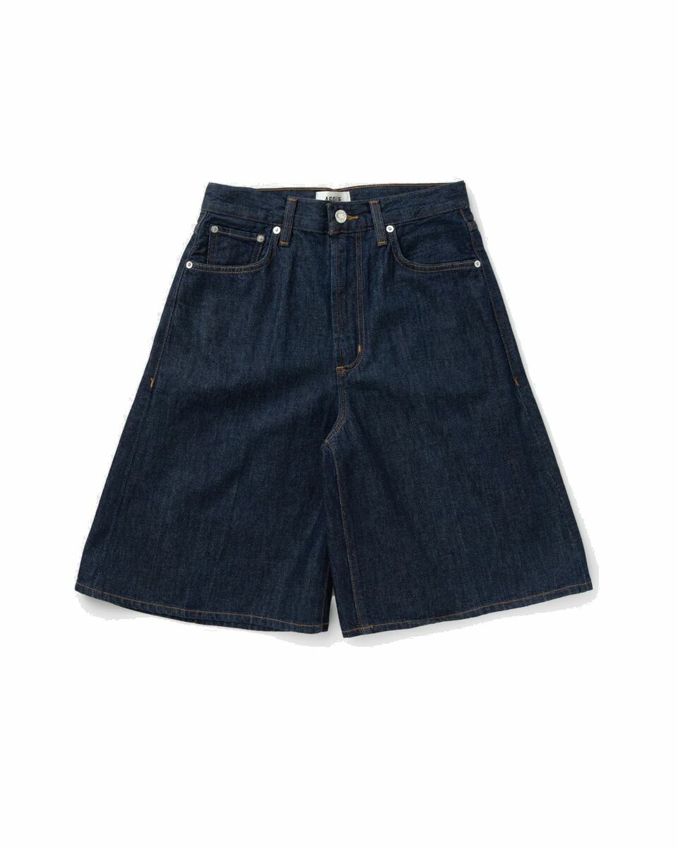 Photo: Agolde Nolan Short In Pure Blue - Womens - Casual Shorts