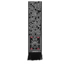 Umbro by Slam Jam Men's Notice Scarf in Black/White 