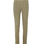 Boglioli - Slim-Fit Tapered Olive Linen Suit Trousers - Men - Green