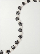 éliou - Jengo Silver, Pearl and Glass Beaded Necklace