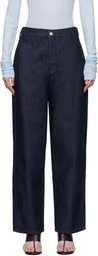 LE17SEPTEMBRE Blue Curved Jeans