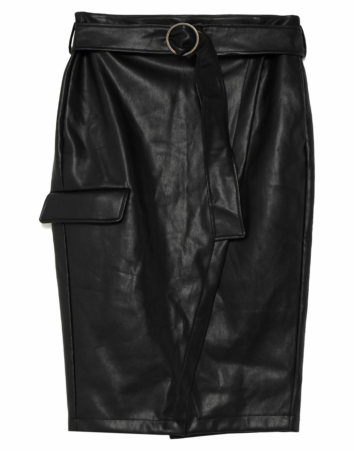 Berna Womens Midi skirt in Black